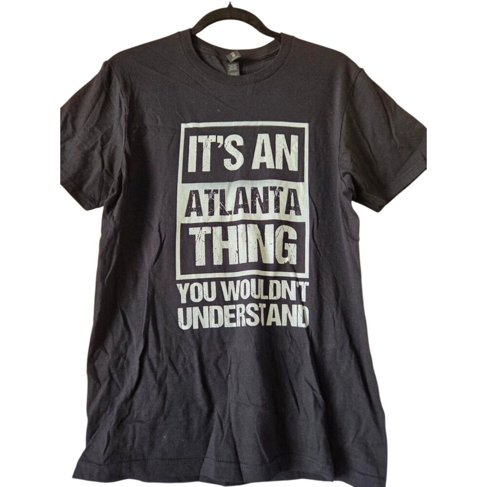 Alternative Men's Black Tee Size S "It's an Atlanta Thing"